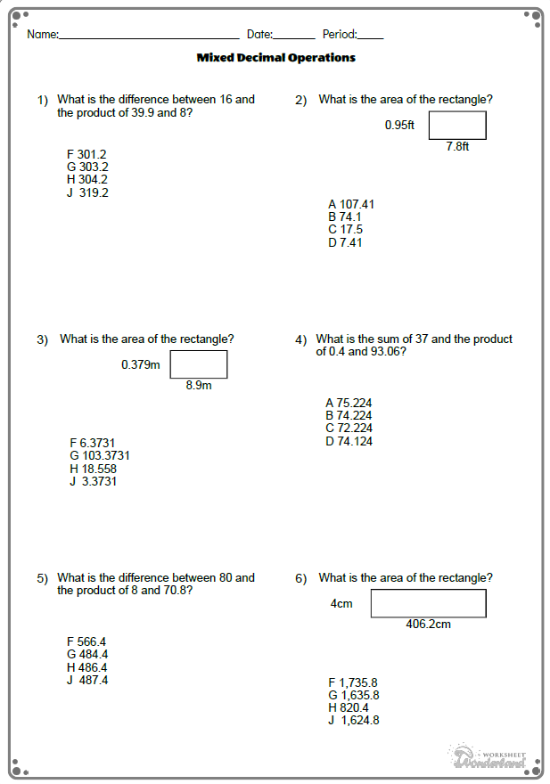 Worksheet